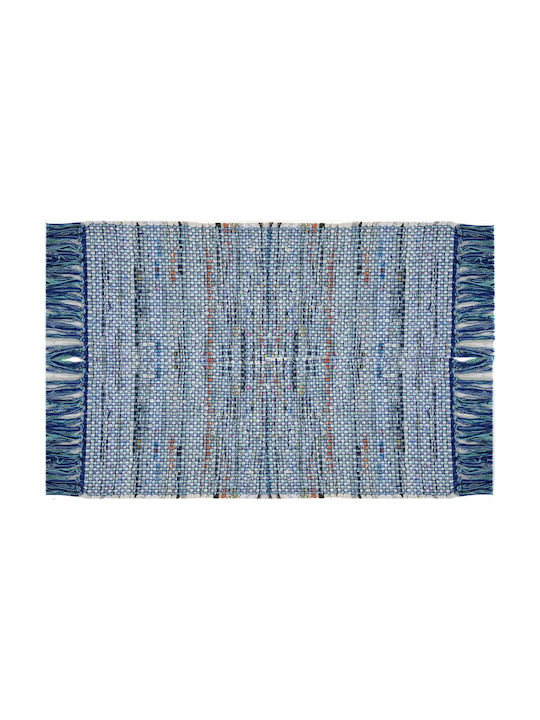 Tzikas Carpets 30150-035 Rug Rectangular Summer with Fringes Boho - Blue