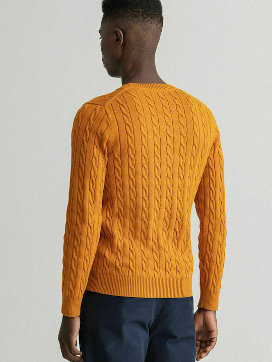 Gant Men's Long Sleeve Sweater Yellow