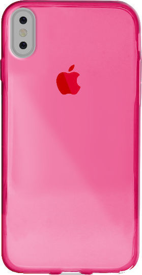 Puro TPU Ultra-Slim ''0.3 Nude'' Cover iPhone X Back Cover Σιλικόνης 0.3mm Ροζ (iPhone X / Xs)