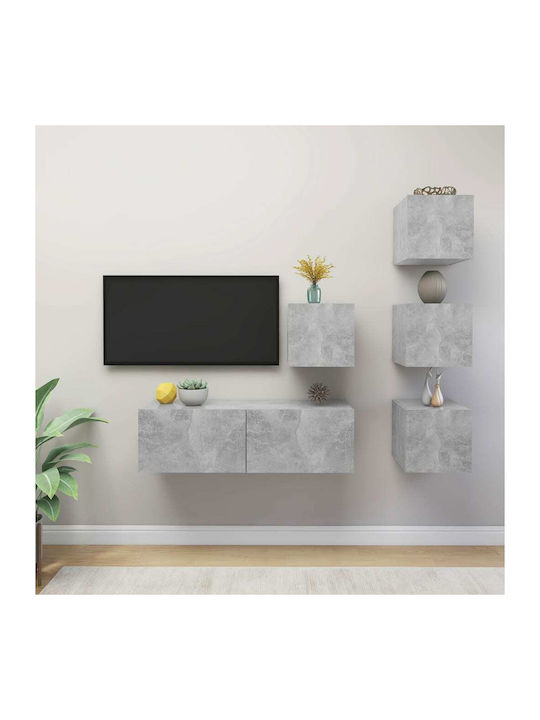 Wand-Kremlast Noutlapi Salonio apó Moiorosanída Grí 100x30x30cm