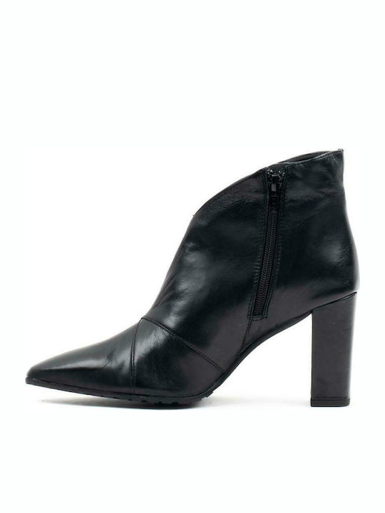 Paola Ferri Leather Women's Ankle Boots Black