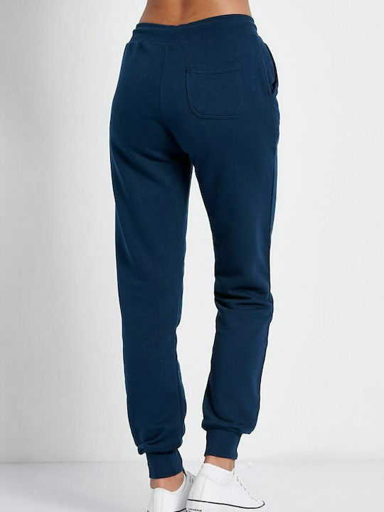 BodyTalk 1212-909500 Women's Jogger Sweatpants Navy Blue