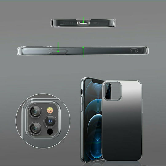 Kingxbar Aurora Series Hard Back Cover Plastic 1.5mm Silver/Black (iPhone 12 Pro Max)