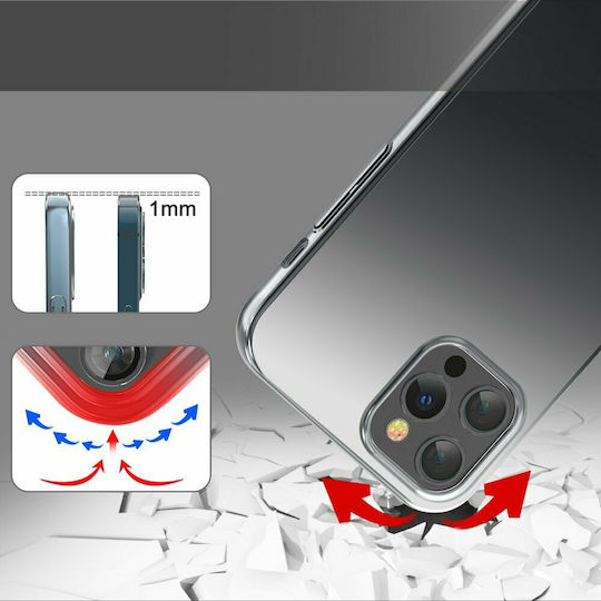Kingxbar Aurora Series Hard Back Cover Plastic 1.5mm Silver/Black (iPhone 12 Pro Max)