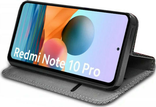 Erbord Book Δερματίνης Κόκκινο (Redmi Note 10 Pro)