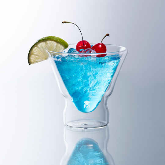 MasterPro Pro Mixology Комплект Чаши За Вода / Мартини / Коктейл Стъклени 230мл 2 Броя