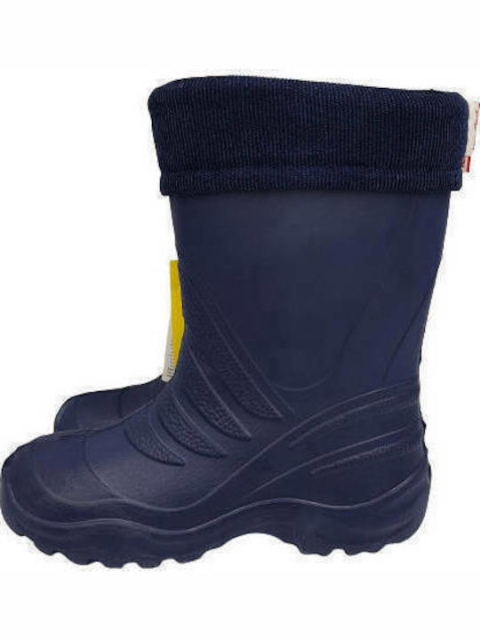 Παιδικές Γαλότσες με Εσωτερική Επένδυση 861 Navy Μπλε