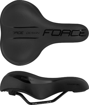 Force Comfort Black City Bicycle Saddle