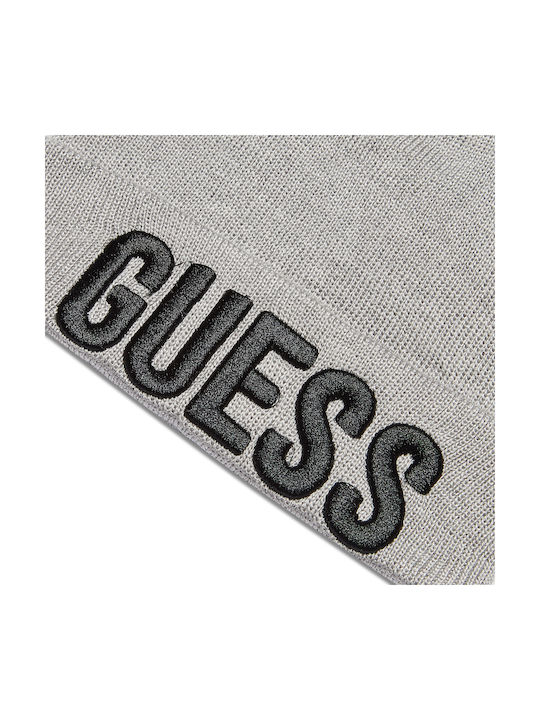 Guess Kids Beanie Knitted Gray