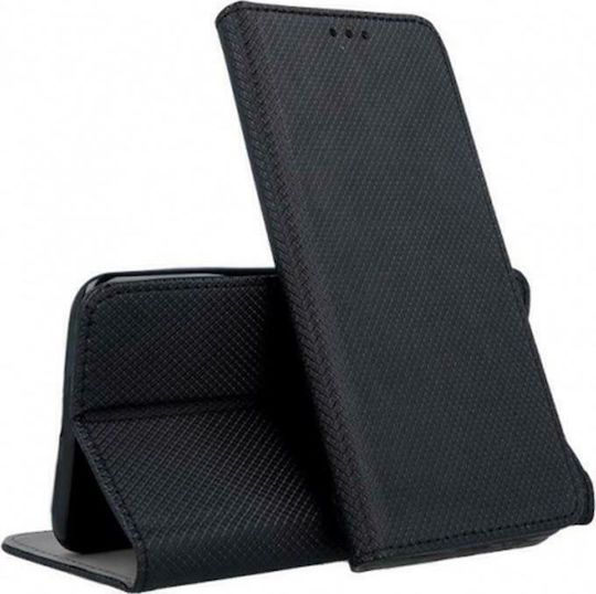 Forcell Smart Magnet Book Δερματίνης Μαύρο (Redmi Note 9)
