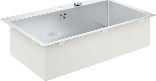 Grohe K800 31584SD1 Drop-In Chiuvetă Inox Satinat L84.6xW51cm Argintiu