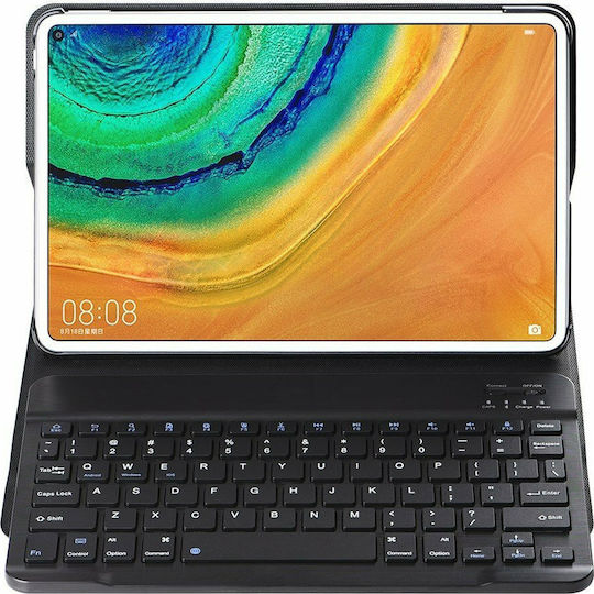 Tech-Protect Smartcase Flip Cover with Keyboard in English US Blacη (MatePad Pro 10.8)