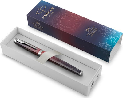Parker I.M. Premium Special Edition Πένα Γραφής Medium Κόκκινη από Ορείχαλκο με Μπλε Μελάνι