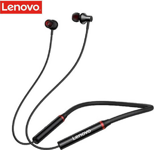 Lenovo HE08 In-ear Bluetooth Handsfree Ακουστικά Μαύρα