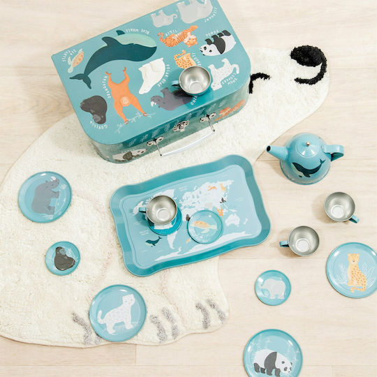 Sass & Belle Tea Set Game Children's Tea Set - Endangered Animals for 3+ years Years