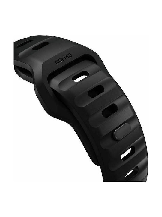 Nomad Sport Strap M/L Strap Silicone with Pin Black (Apple (Apple Watch 44/45/46mm/Ultra 49mm)