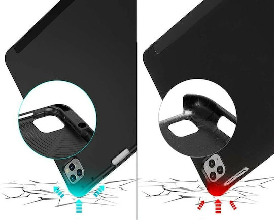 ESR Rebound Pencil Flip Cover Δερματίνης Μαύρο (iPad Pro 2020 12.9")