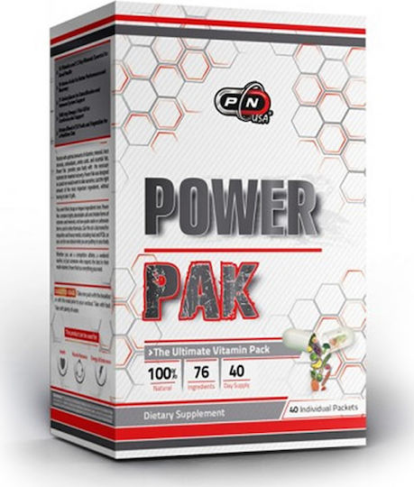 Pure Nutrition Power Pak Multivitamin for Energy & Antioxidant Action 20 x 1 sachets