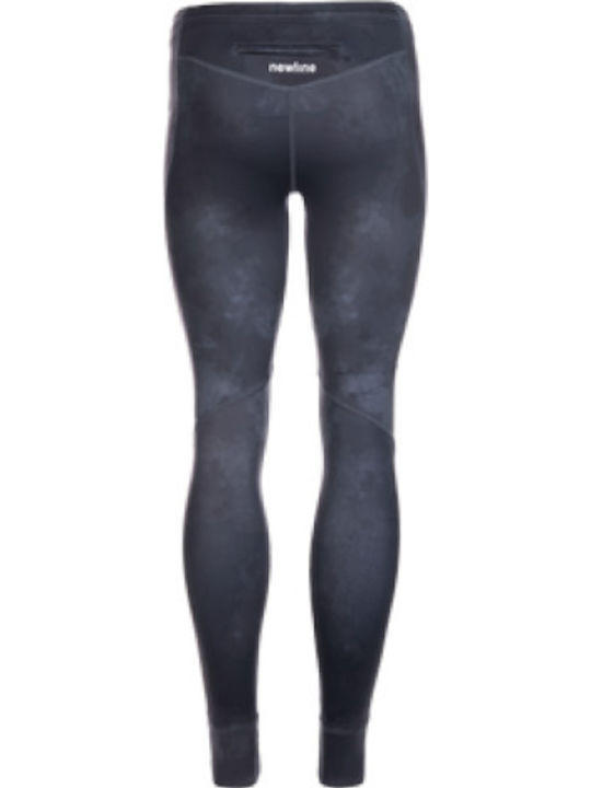 Newline Imotion Printed Herren Sportleggings Lang Blau