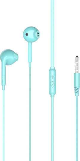 EV193 Earbuds Handsfree Headphones with Connector 3.5mm Green