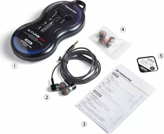 Remax RM-598 In-ear Handsfree με Βύσμα 3.5mm Μαύρο