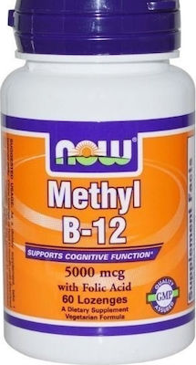 Now Foods Methyl B-12 Vitamin 5000mcg 60 sublingual pills