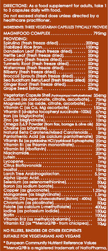 TerraNova Living Multivitamin Woman Multivitamin for Energy Immune Support & Hair 50 Vegetable Capsules