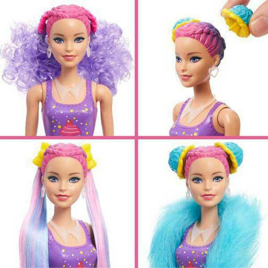 Barbie Hair Swaps Glittery Pink Puppe Color Reveal für 3+ Jahre alt+ Jahre