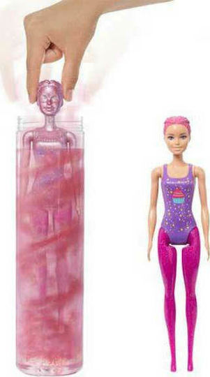 Barbie Hair Swaps Glittery Pink Puppe Color Reveal für 3+ Jahre alt+ Jahre