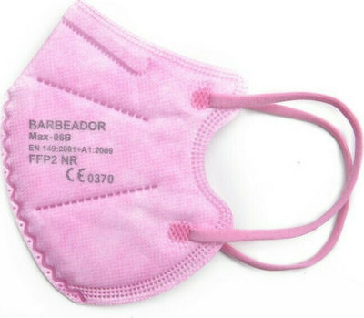 Max Barbeador Max-06B Schutzmaske FFP2 Rosa 1Stück