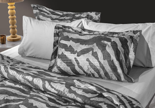 Guy Laroche Großes Doppelbett 225x245 Tribal Anthracite