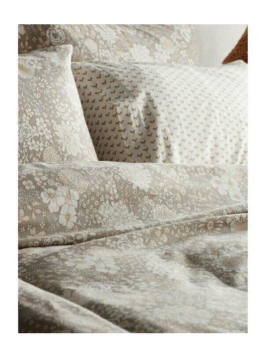 Vesta Home Σετ Παπλωματοθήκη Φανελένια Υπέρδιπλη με 2 Μαξιλαροθήκες 230x240cm Salomi 1