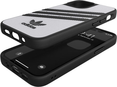 adidas Samba Back Cover Silicone White / Black (iPhone 13 mini)