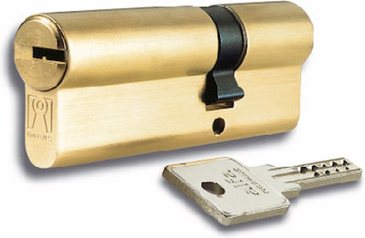 Domus Lock Cylinder Security Alfa 60mm with 5 Keys Gold