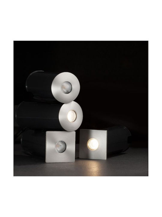 SoleLuce Außenstehlampen Spot IP67 Silber