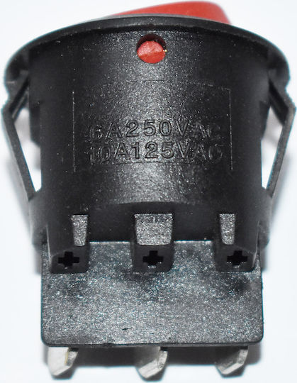 ForAll On-Off switch Rocker Red 1pcs