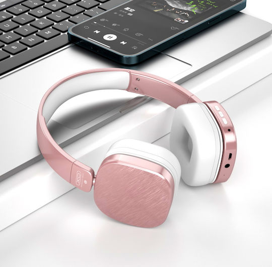 XO BE23 Fără fir Bluetooth Pe ureche Căști Roz 16.003.0057