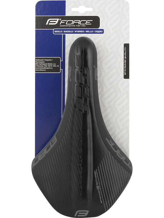 Force Black Bicycle Saddle Racing