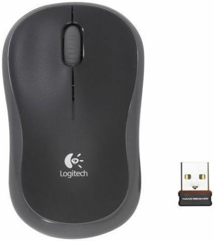 Logitech M185 Ασύρματο Mini Ποντίκι Γκρι