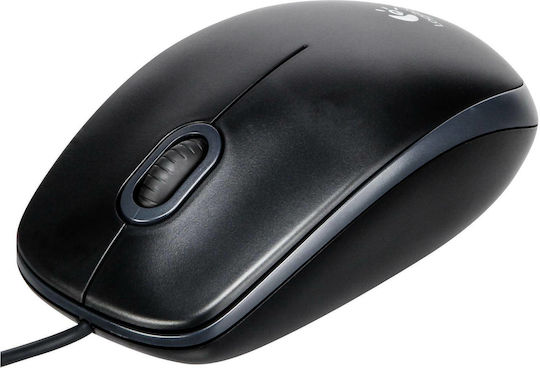 Logitech B100 Ενσύρματο Ποντίκι Μαύρο