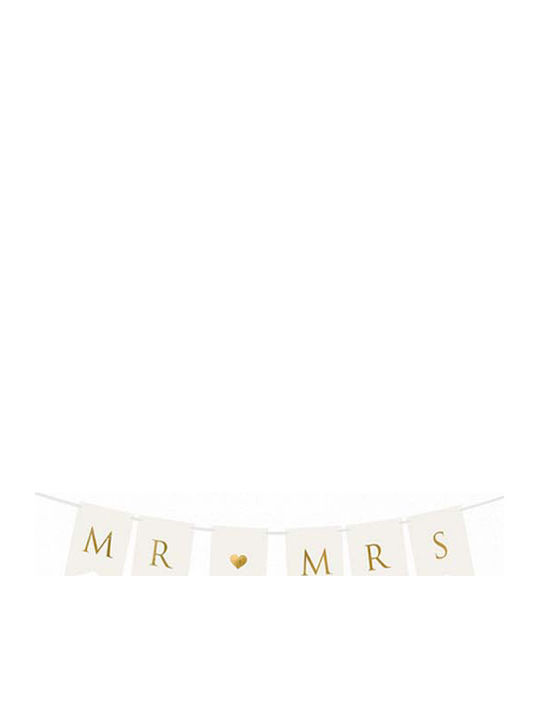 Balloon Διακοσμητικό Μπάνερ Γάμου “Mr & Mrs”