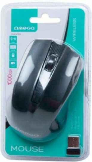 Omega 419 Wireless Ασύρματο Ποντίκι Μαύρο