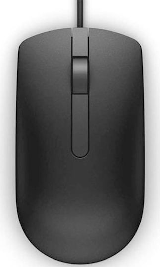 Dell MS116 Ενσύρματο Ποντίκι Μαύρο