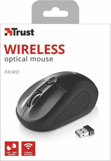 Trust Primo Wireless Безжичен Мишка Черен