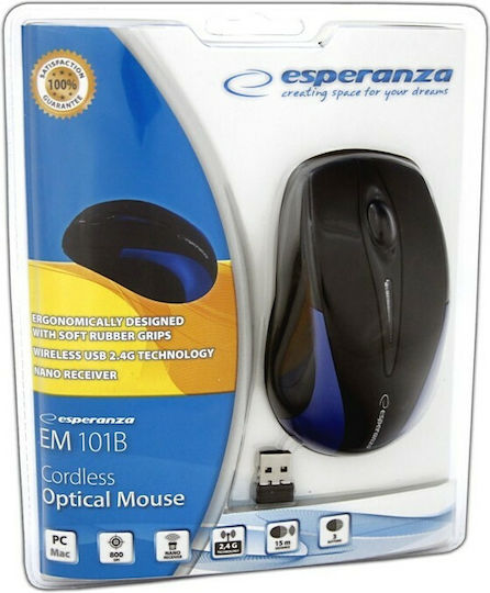 Esperanza EM101 Wireless Mini Mouse Black/Blue
