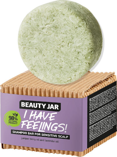 Beauty Jar I Have Feelings Solid Shampoos for Sensitive Scalp against Dandruff for All Hair Types 65gr