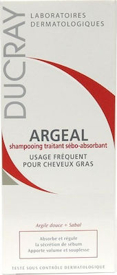 Ducray Argeal Shampoos Daily Use for Oily Hair 150ml