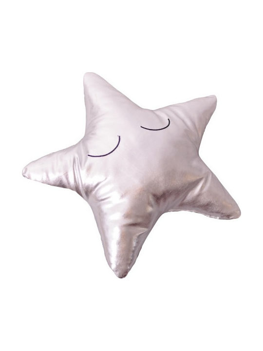 Bizzi Growin Διακοσμητικό Μαξιλάρι Κούνιας Star Γκρι 40x30cm