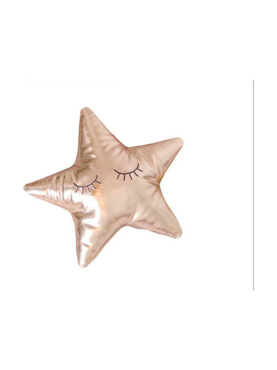Bizzi Growin Διακοσμητικό Μαξιλάρι Κούνιας Star Καφέ 40x30cm