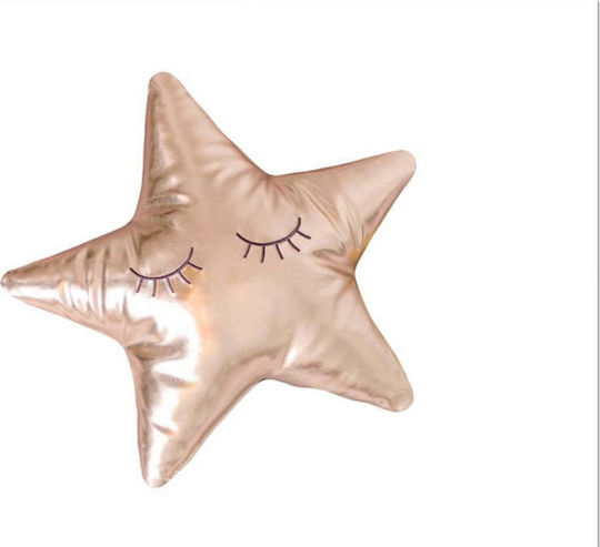 Bizzi Growin Διακοσμητικό Μαξιλάρι Κούνιας Star Καφέ 40x30cm Bizzi Growin Διακοσμητικό Μαξιλάρι Κούνιας Star Καφέ 40x30cm
